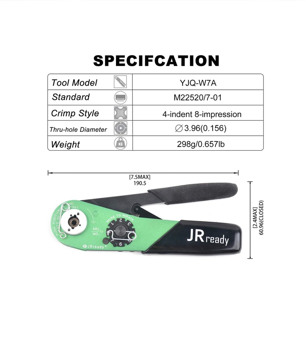 (M22520/7-01) PİN SIKMA ALETİ (CRIMP TOOLS)