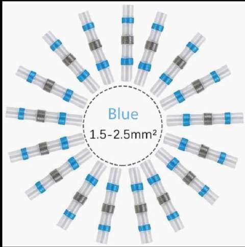 ISI BÜZÜŞMELİ, KENDİNDEN LEHİMLİ, İZOLE KONNEKTÖR 2,5MM 16-14 AWG SOLDER SLEEVE (20Lİ)