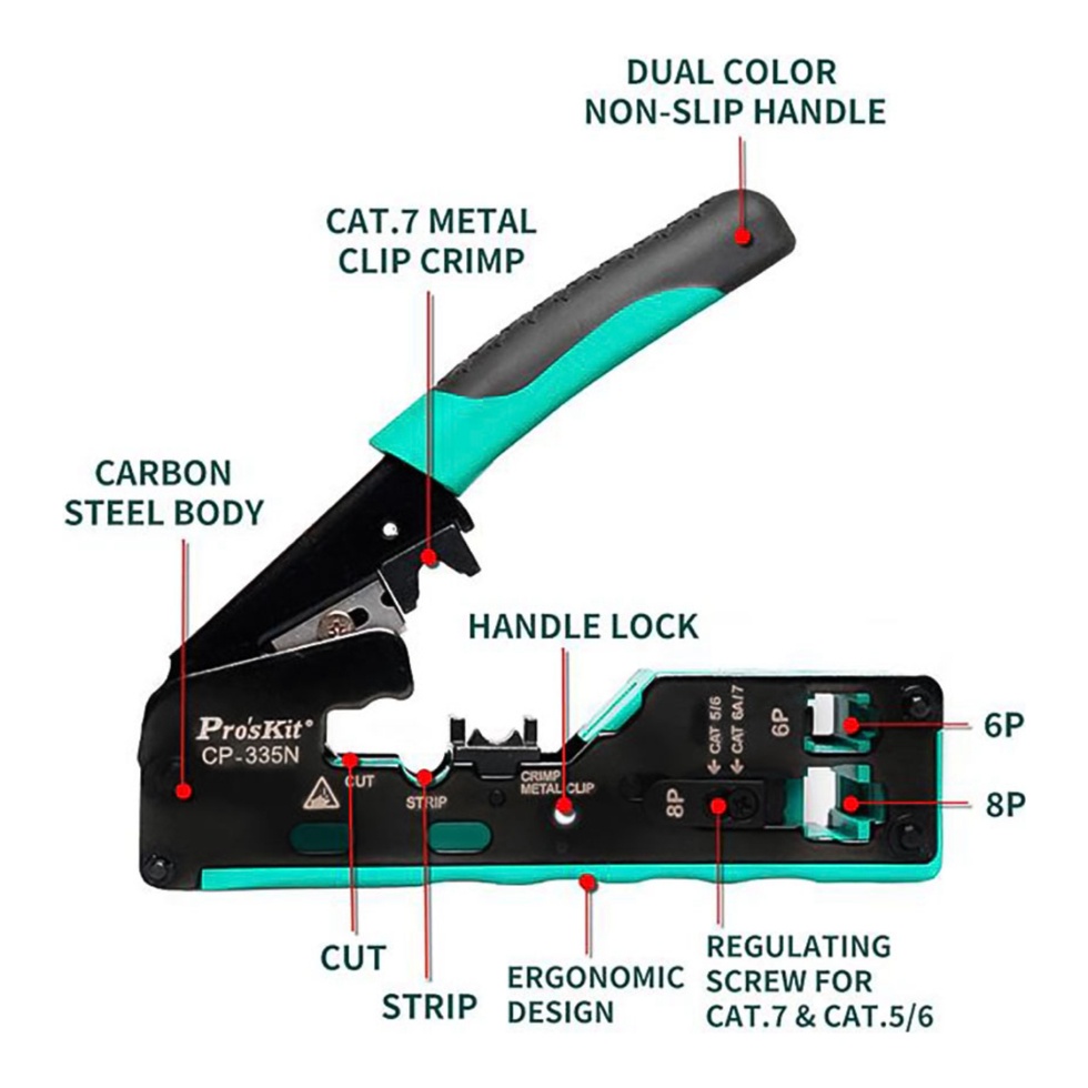 SIKMA PENSESİ CAT7-CAT6-CAT5 RJ-45 / RJ-11