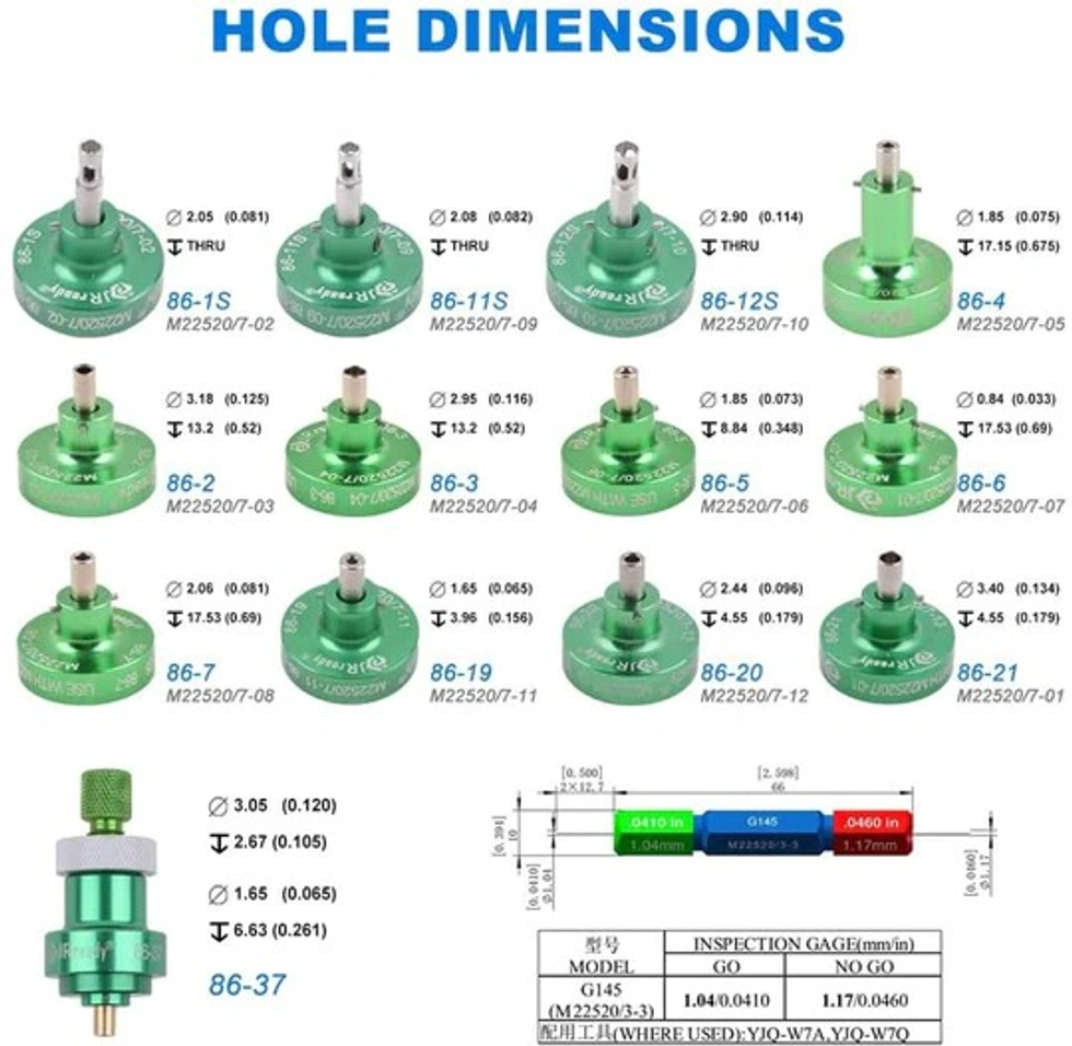 ST1049 (M22520/7-01) PİN SIKMA SETİ