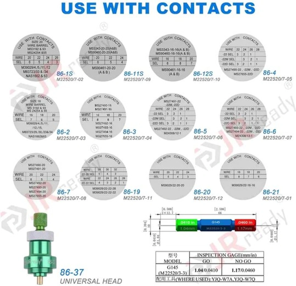 ST1049 (M22520/7-01) PİN SIKMA SETİ