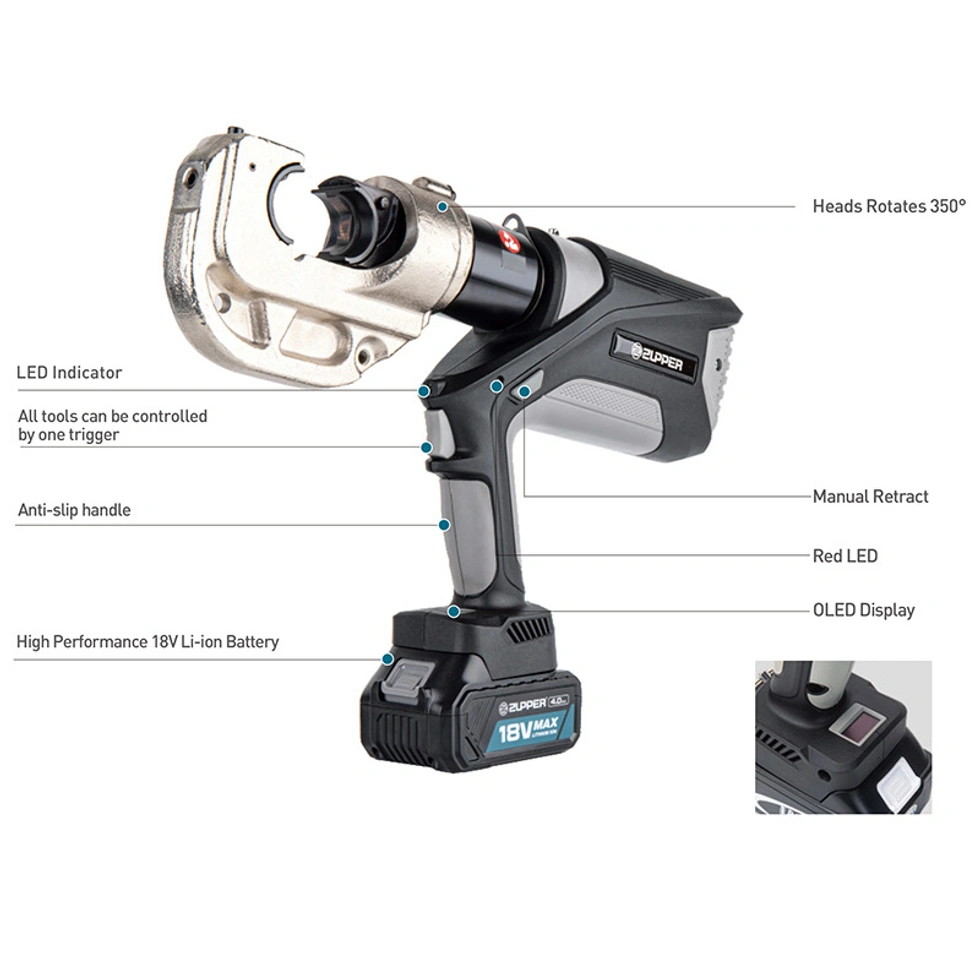 FIRÇASIZ MOTOR BATARYALI KABLO SIKMA PENSESİ