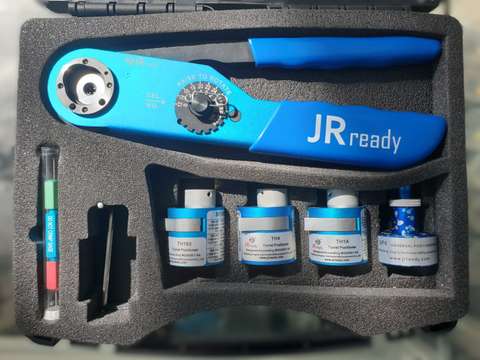 KIT: JRD-ASF1 (M22520/1-01) Crimper 12-26 AWG & M22520/1-02 M22520/1-03 M22520/1-04 Turret Head & UF6-UF2-5 M22520/1-05 Positioner & G125 M22520/3-1 Gage