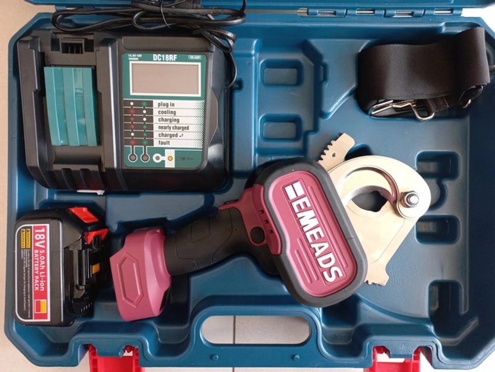 EMS-50 BATARYALI CIRCIRLI KABLO KESME MAKASI