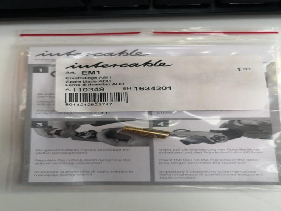 İNTERCABLE ABI1 SOYMA YEDEK BIÇAĞI