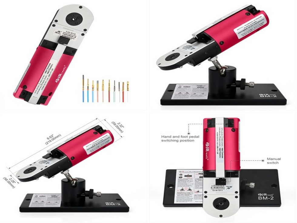 YJQ-W1Q PNÖMATİK KABLO SIKMA PENSESİ SETİ 20-32 AWG