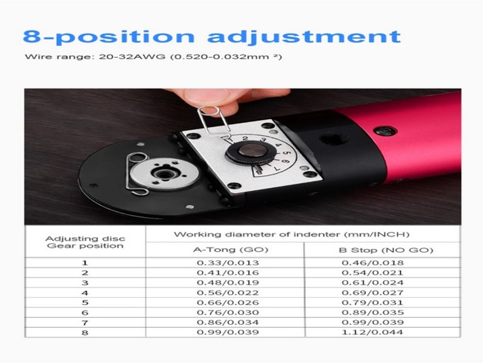 YJQ-W1Q PNÖMATİK KABLO SIKMA PENSESİ SETİ 20-32 AWG
