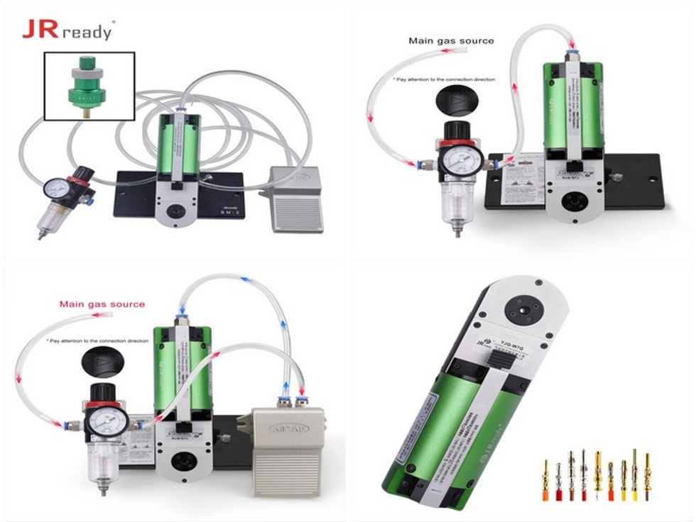 YJQ-W7Q PNÖMATİK KABLO SIKMA PENSESİ SETİ 16-28 AWG