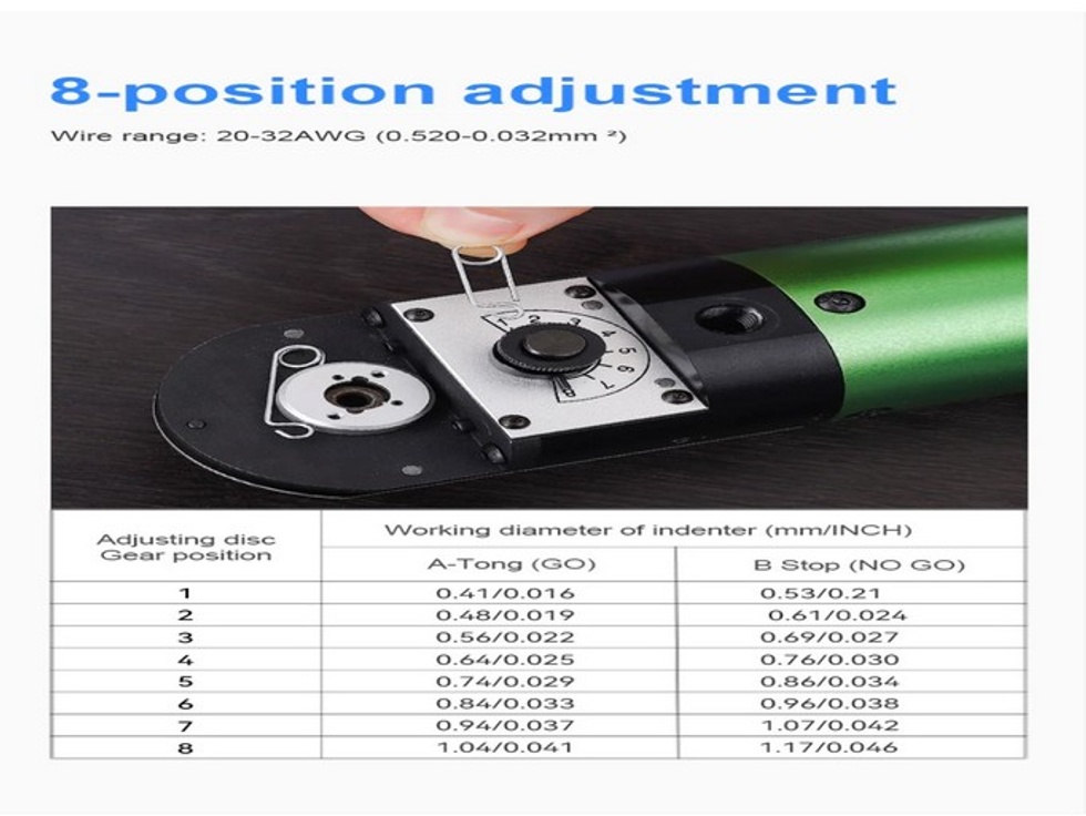 YJQ-W7Q PNÖMATİK KABLO SIKMA PENSESİ SETİ 16-28 AWG