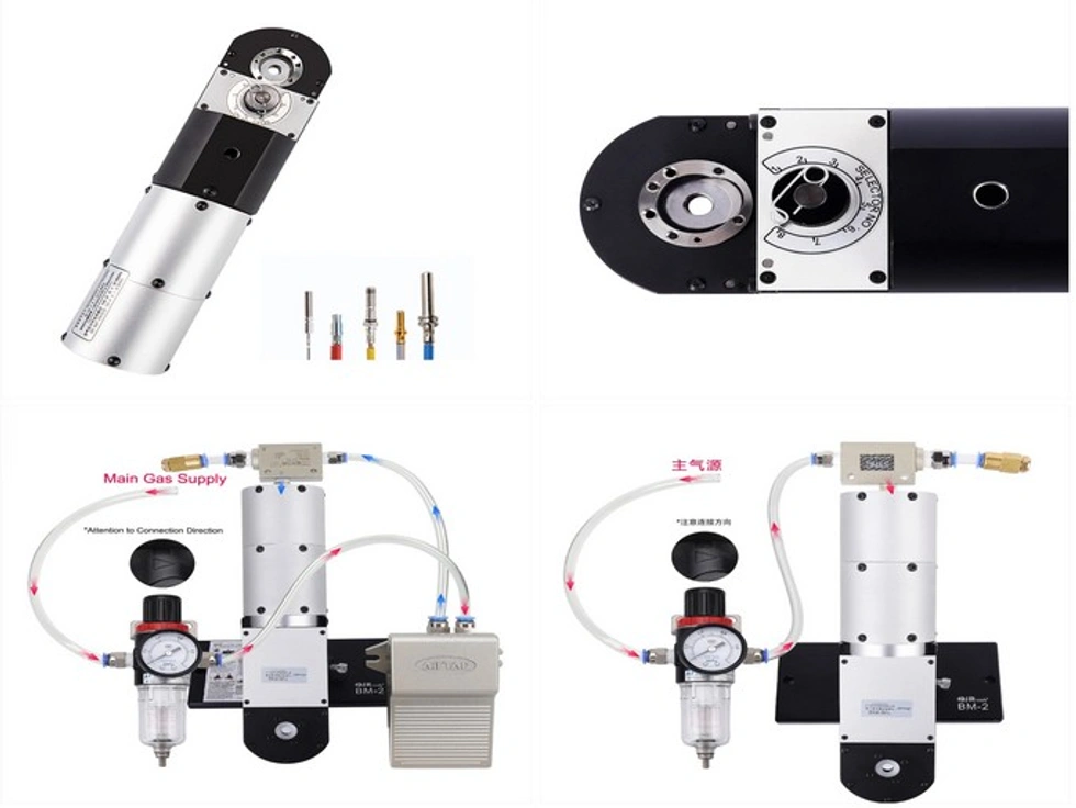 JRREADY YJQ-W3Q (WA27-309-2C) PNÖMATİK KABLO SIKMA PENSE SETİ 8-18 AWG