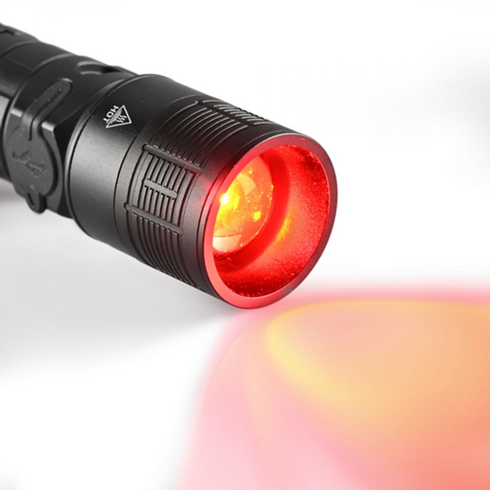 TACTICAL LED EL FENERİ 1000 LÜMEN 5000K DOĞAL BEYAZ IŞIK