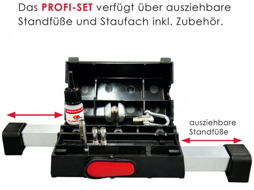 GF4.5 FİBERGLAS ÇUBUK Ø 4,5 MM PROFESYONEL SET - ÇİFT ÇIKIŞ SİSTEMİ DAHİL